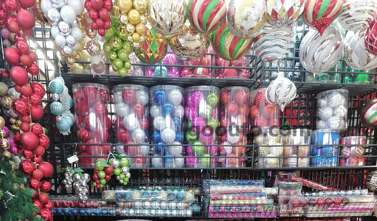 CS-020 Large Patterned Christmas Decorative Ornament Balls Wholesale