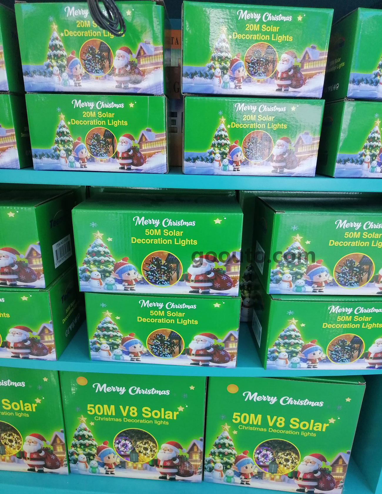 CS-047 Solar Powered Christmas String Decoration Lights 20M 50M Wholesale