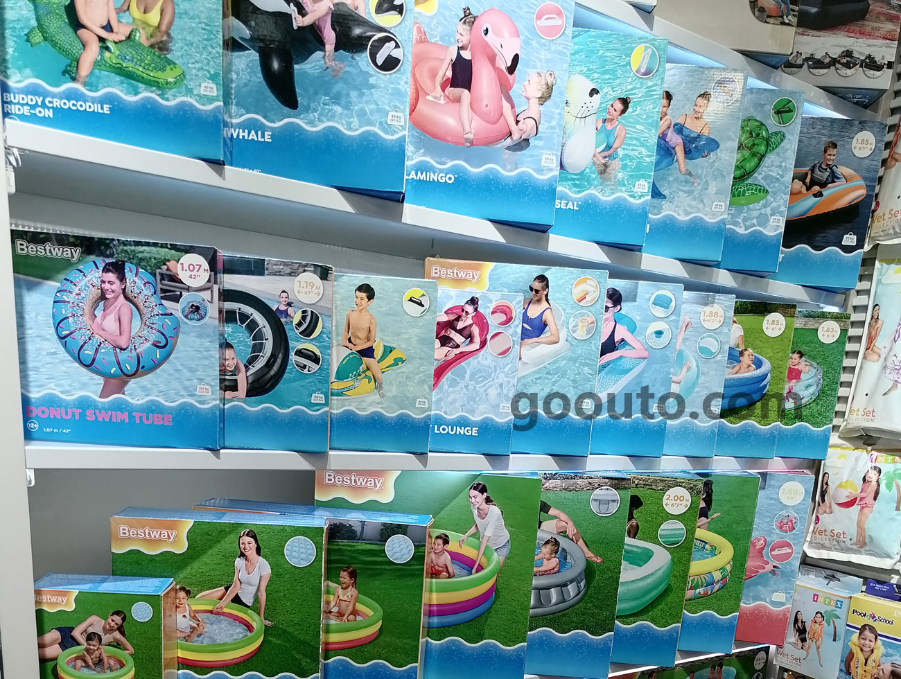 WS-001 PVC Inflatable Animal Ride-On Pool Float Wholesale