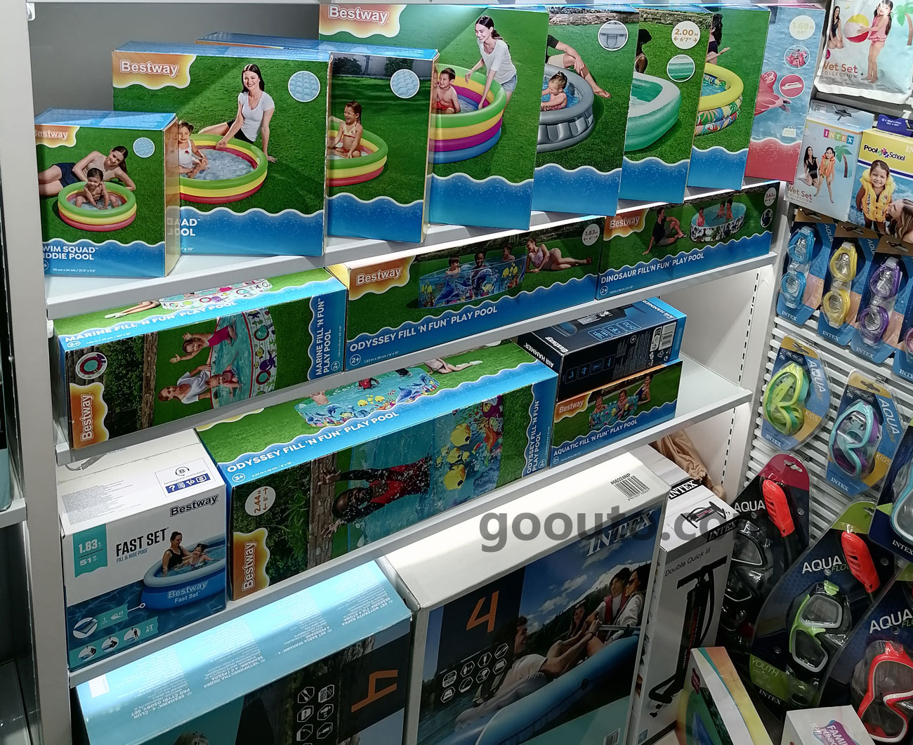 WS-006 PVC Fast Set Above Ground Inflatable Family Pool Wholesale