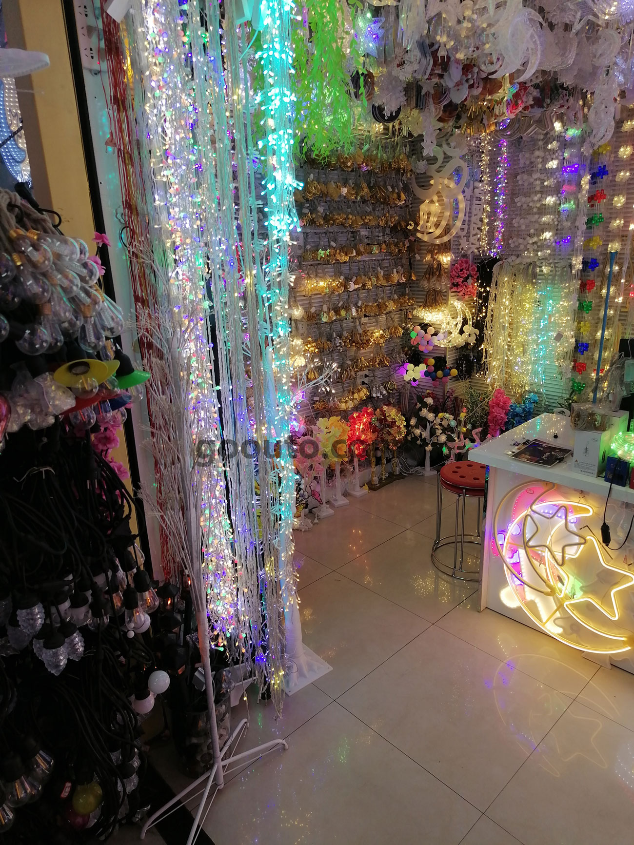 OL-005 PVC Wire LED Curtain Icicle Waterfall String Lights Wholesale